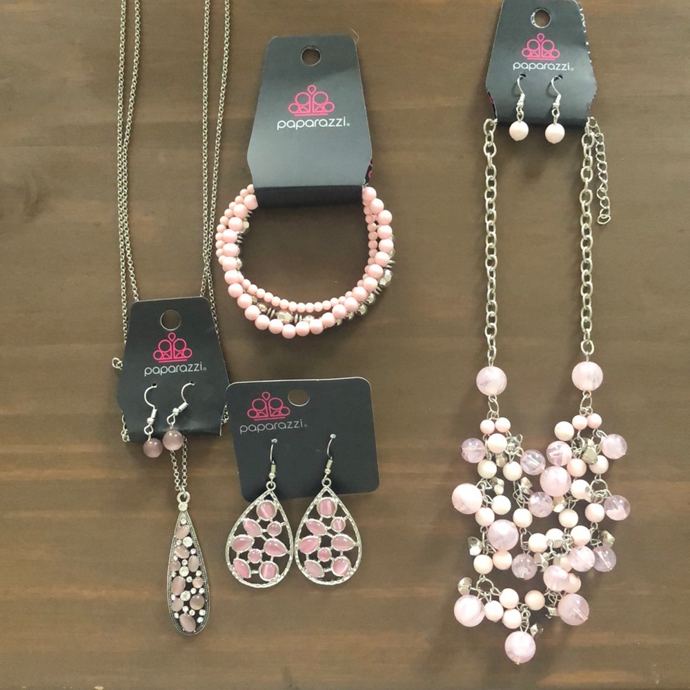 Pink Jewelry Set